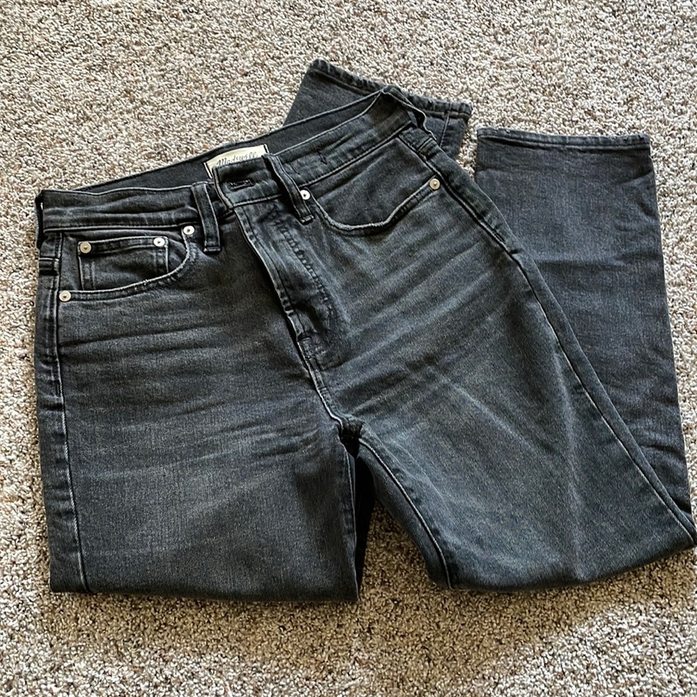 Madewell perfect vintage jean washed black